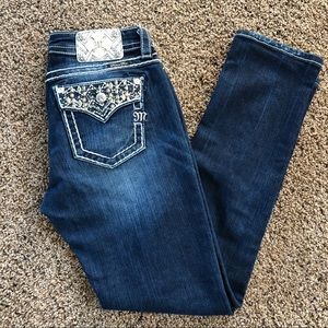 Miss Me Jeans Mid-Rise Easy Anke Skinny